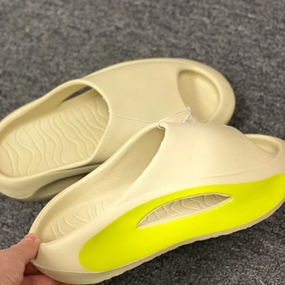 Stylish Cream Slide Sandals